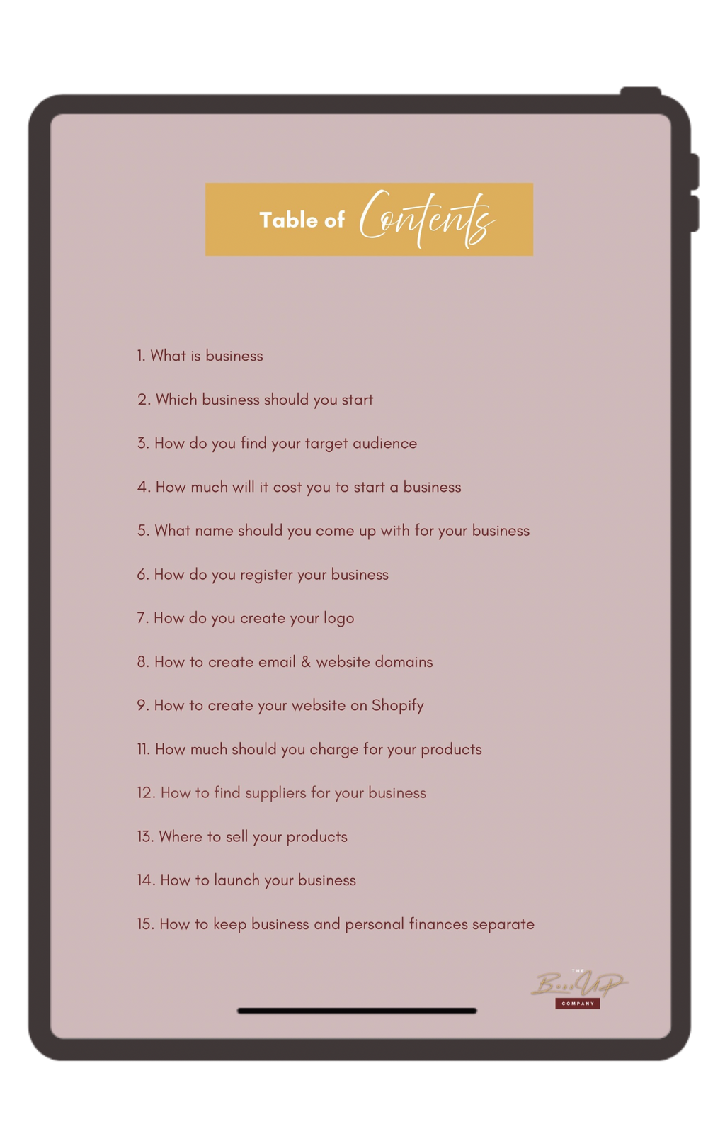 How To Start A Business eBook